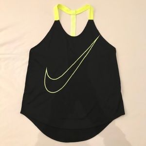 NEW NIKE Elastika Tank Black and Yellow M